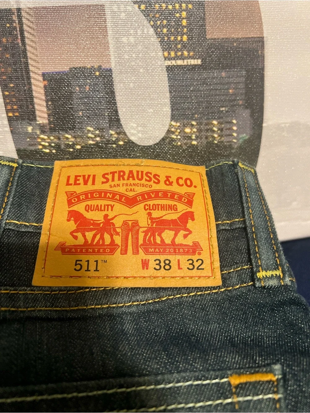 Levi's Men's 511 Slim Fit Jeans - Dark Blue dark wash